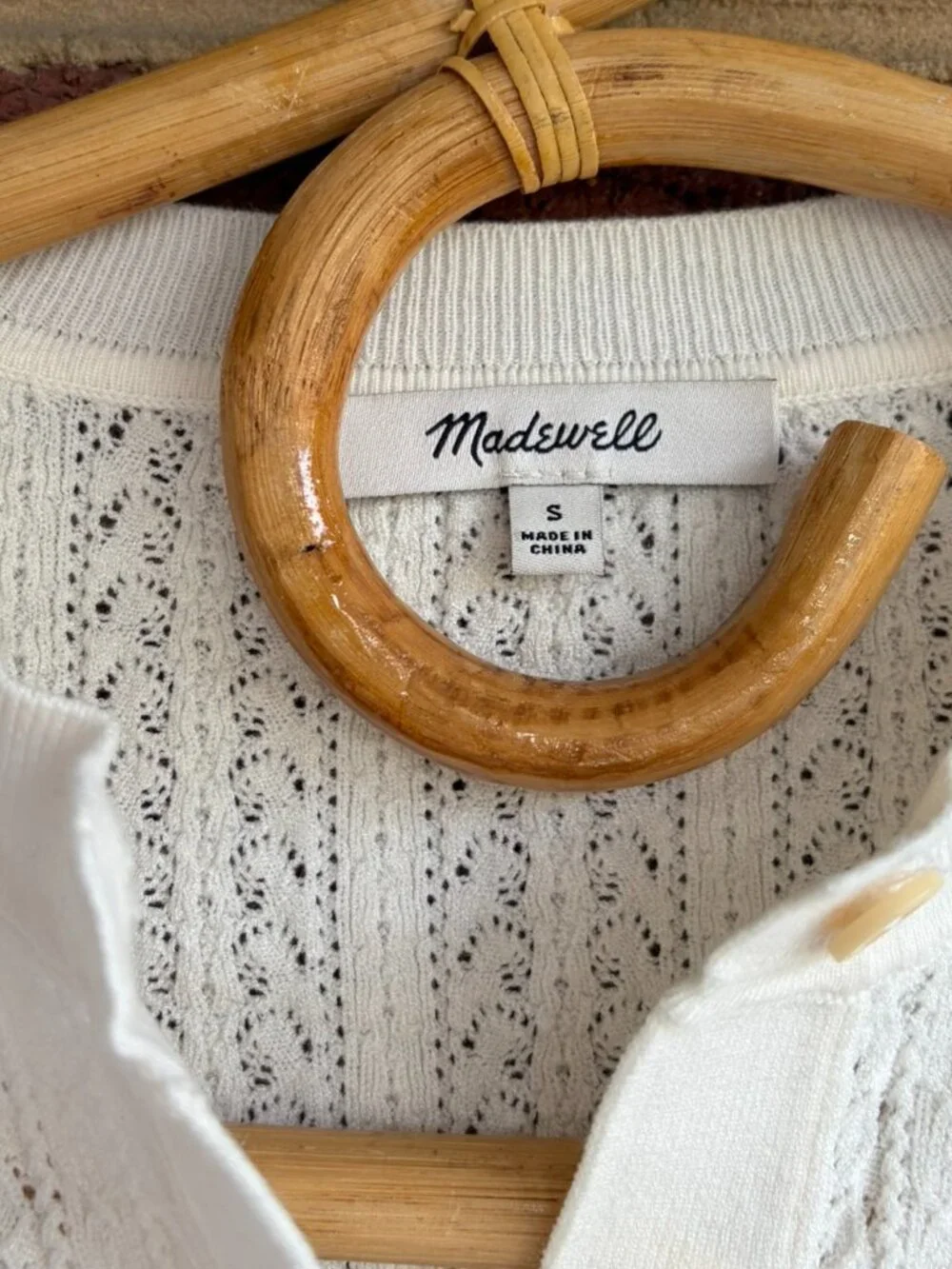 Madewell The Signature Open-Knit Cardigan Women's Small